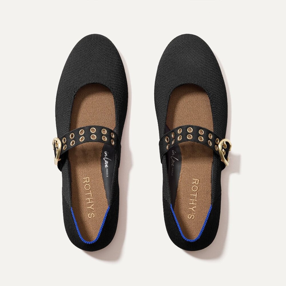 Rothy's The Ballet Mary Jane - Black Size 7